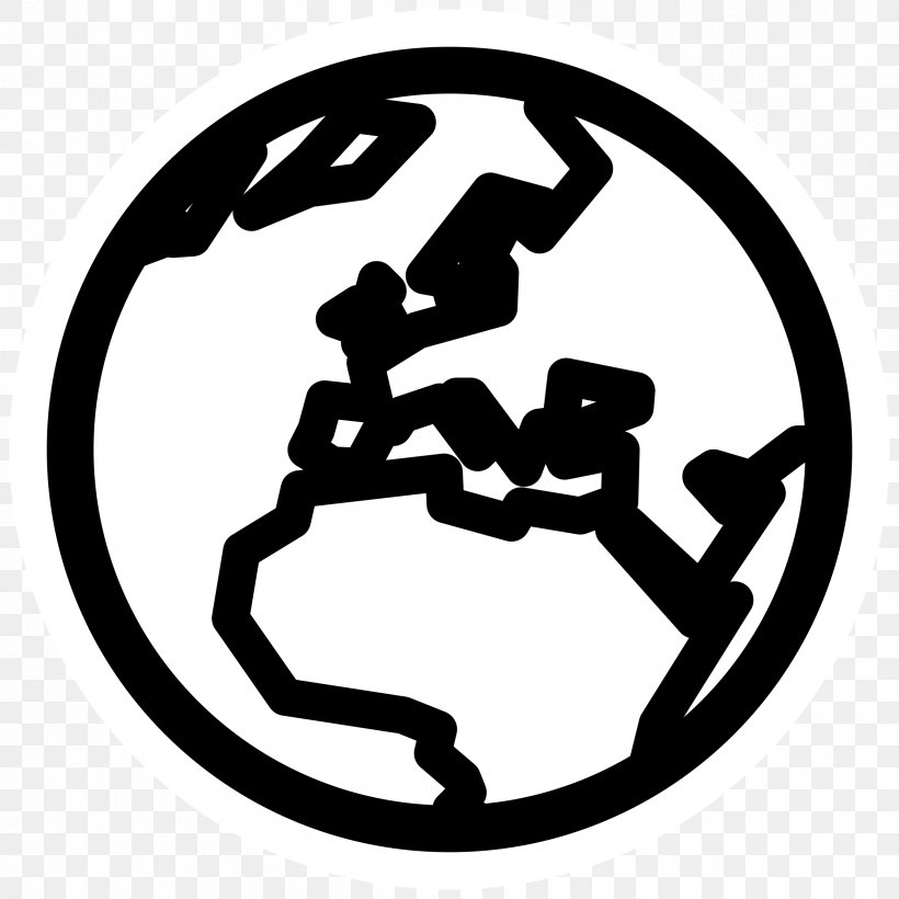 Globe Line Art Clip Art, PNG, 2400x2400px, Globe, Area, Black And White, Drawing, Line Art Download Free