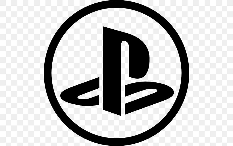 PlayStation 4 PlayStation 2 PlayStation 3 Logo, PNG, 512x512px, Playstation 4, Area, Black And White, Brand, Decal Download Free