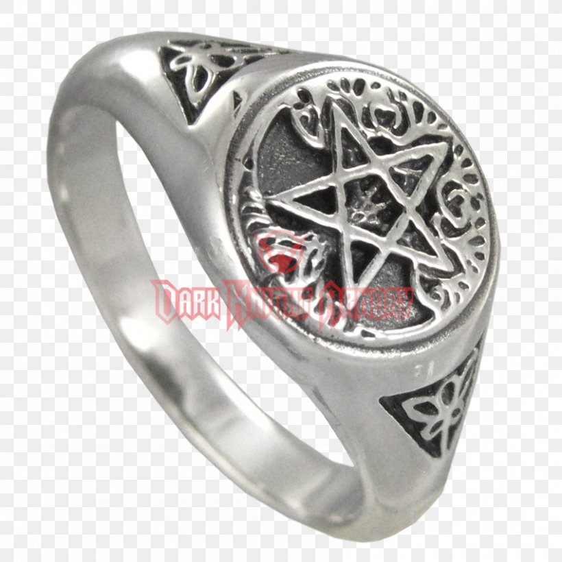 Ring Silver Pentagram Body Jewellery, PNG, 850x850px, Ring, Body Jewellery, Body Jewelry, Celts, Dark Knight Armoury Download Free