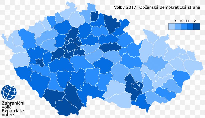 Czech Legislative Election, 2017 Chamber Of Deputies Of The Czech Republic Civic Democratic Party, PNG, 1599x924px, Czech Legislative Election 2017, Ano 2011, Czech Republic, Election, Map Download Free