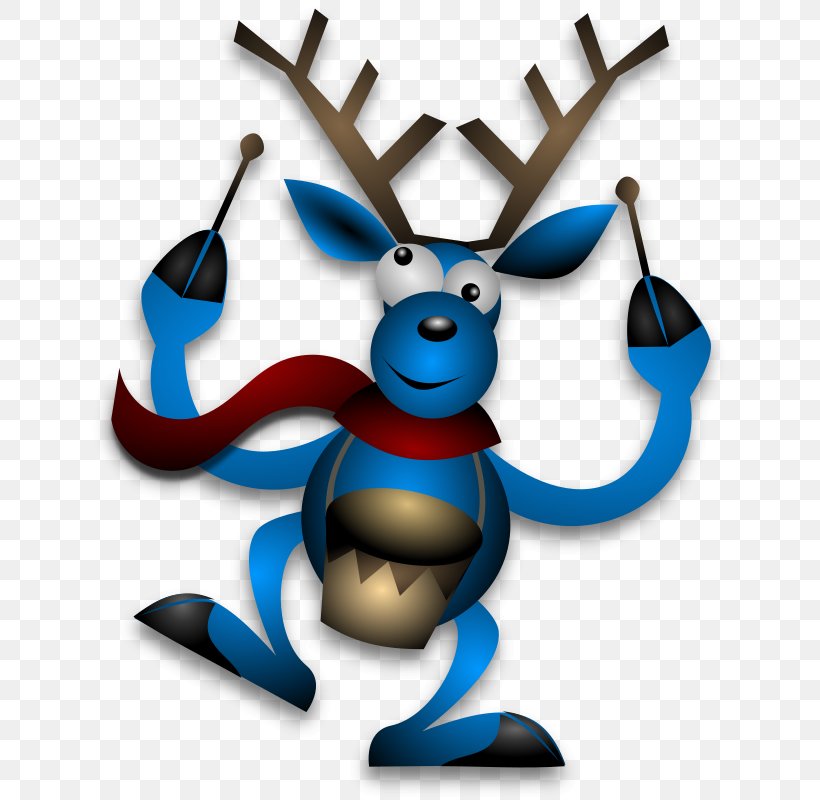 Reindeer Rudolph Christmas Clip Art, PNG, 639x800px, Deer, Antler, Blue Christmas, Christmas, Membrane Winged Insect Download Free