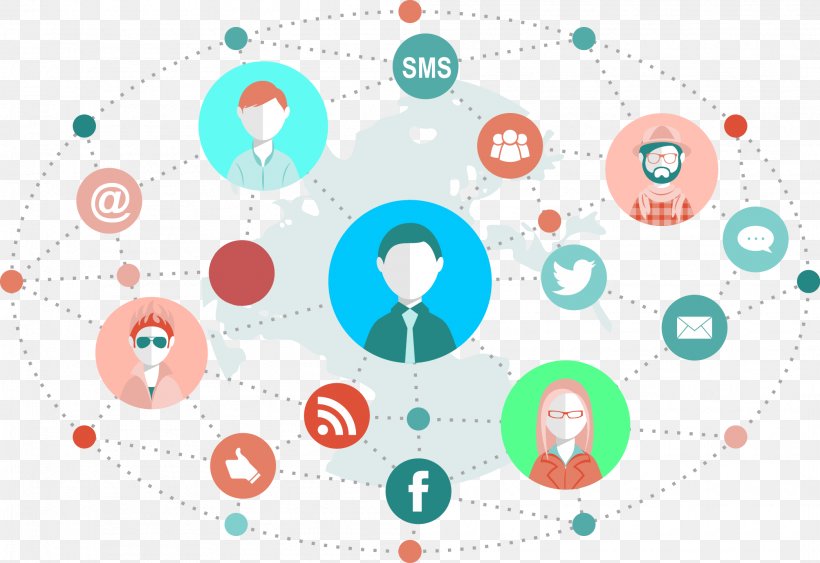 Social Media Marketing Digital Marketing Customer, PNG, 2094x1440px, Social Media, Business, Communication, Customer, Diagram Download Free