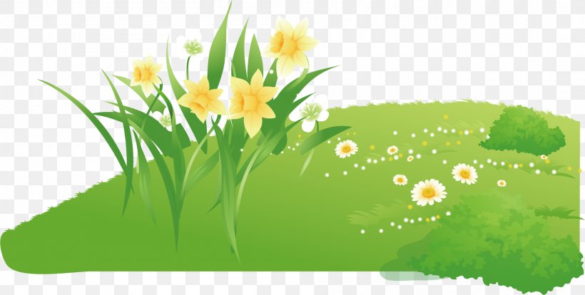 Cartoon, PNG, 1892x957px, Cartoon, Display Resolution, Flora, Flower, Grass Download Free