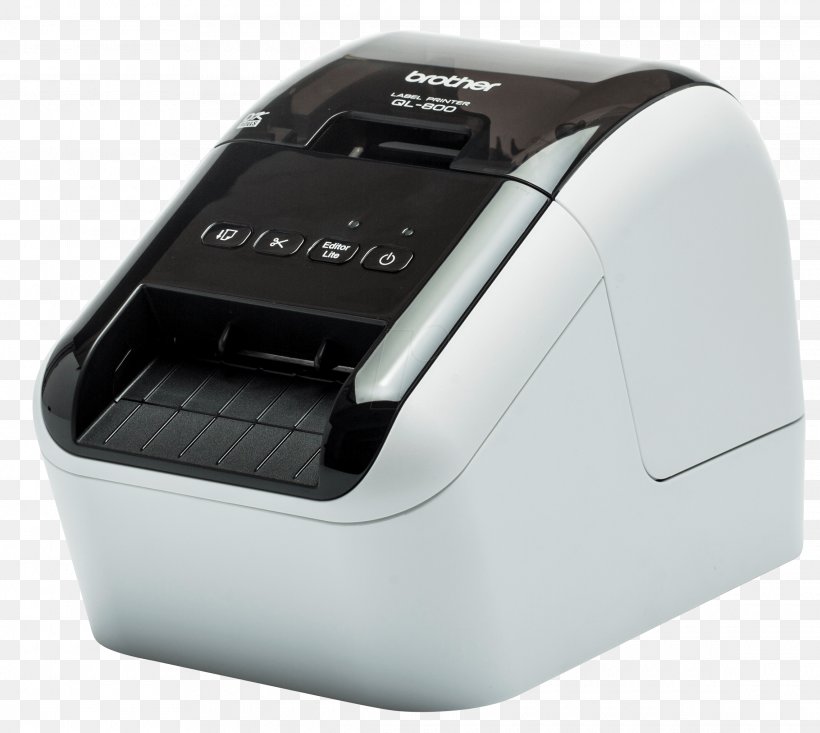 Label Printer Brother QL-800 Printing, PNG, 2280x2040px, Label Printer, Barcode, Barcode Printer, Brother Industries, Brother Ql700 Download Free
