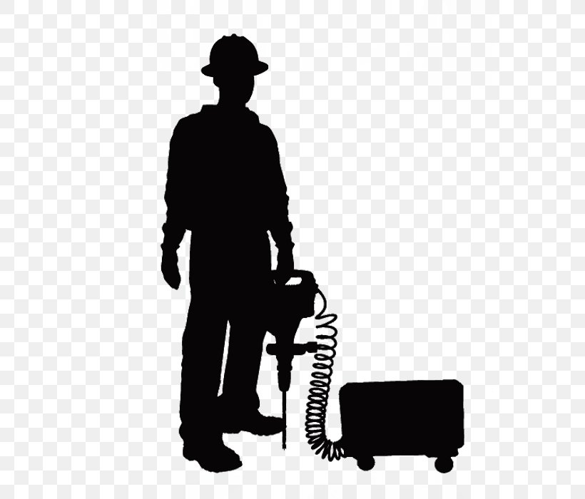 Silhouette Laborer Royalty-free Illustration, PNG, 700x700px, Silhouette, Architectural Engineering, Black And White, Company, Construction Worker Download Free