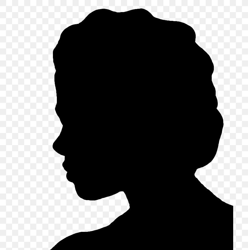 Silhouette Woman, PNG, 722x827px, Silhouette, Art, Black, Black And White, Contrejour Download Free