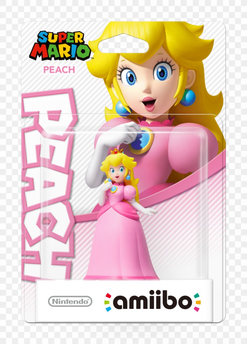 Super Mario Bros. Princess Peach Wii U, PNG, 862x1199px, Super Mario Bros, Amiibo, Cartoon, Doll, Fictional Character Download Free