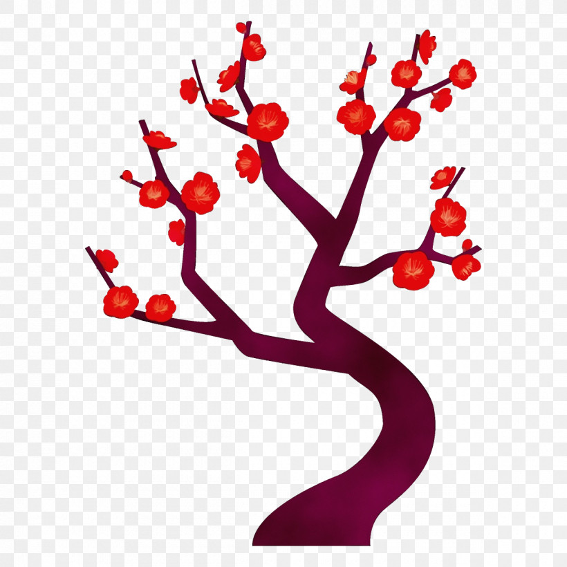 Cherry Blossom, PNG, 1200x1200px, Plum Tree, Blossom, Branch, Cherry Blossom, Flower Download Free