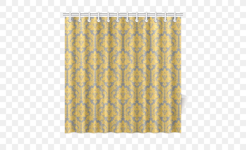 Curtain, PNG, 500x500px, Curtain, Interior Design, Window Treatment, Yellow Download Free