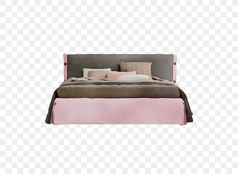 Mattress Bed Frame Bed Furniture Bedroom, PNG, 600x600px, Watercolor, Bed, Bed Frame, Bed Sheet, Bedding Download Free