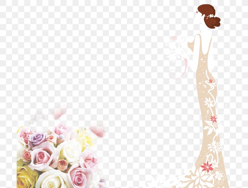 Bride Wedding Marriage Wallpaper, PNG, 709x624px, Bride, Dress, Flooring, Flower, Gift Download Free