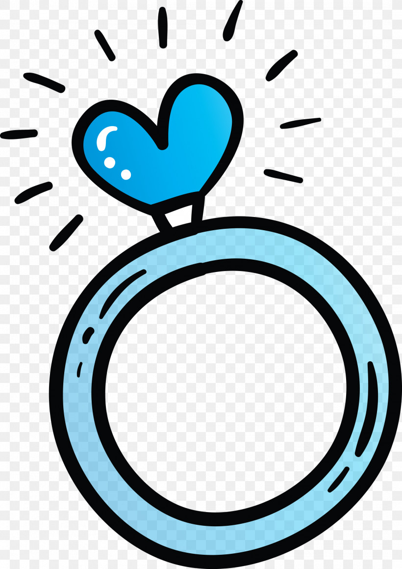 Valentines Day Heart Ring, PNG, 2122x3000px, Valentines Day, Aqua, Circle, Heart, Line Download Free