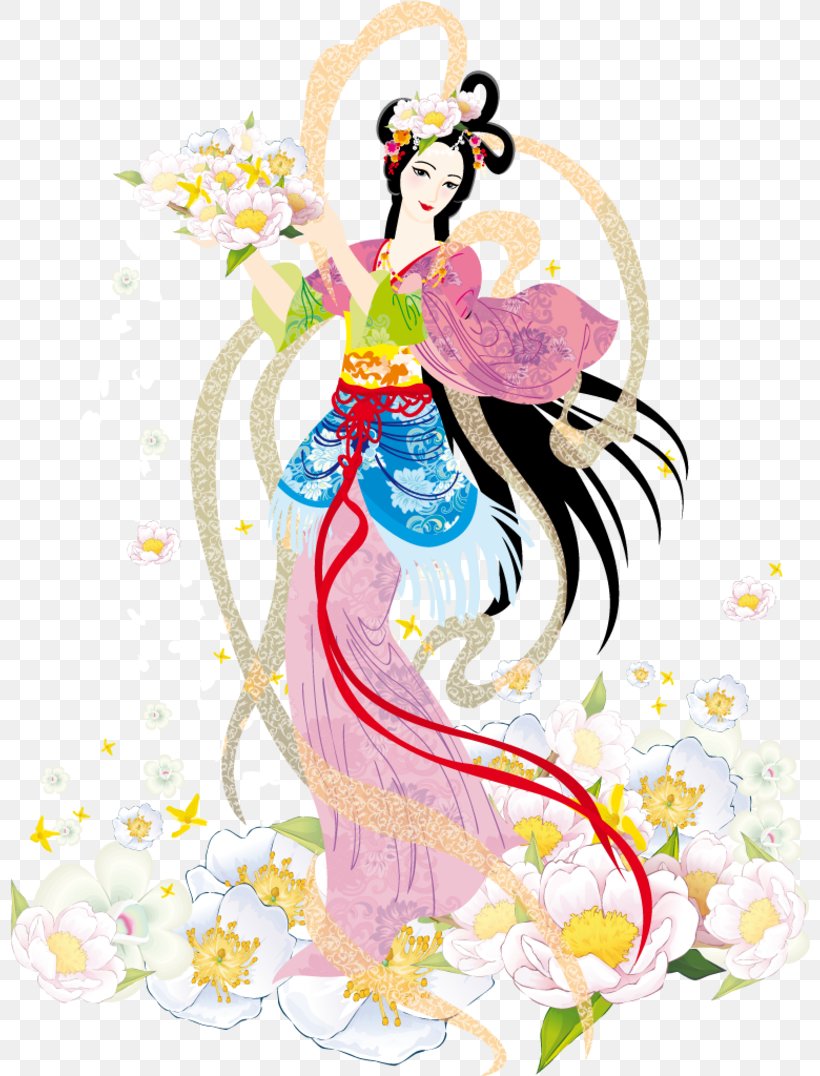 Mid-Autumn Festival Chang'e, PNG, 800x1076px, Midautumn Festival, Art, Artwork, Coreldraw, Dots Per Inch Download Free