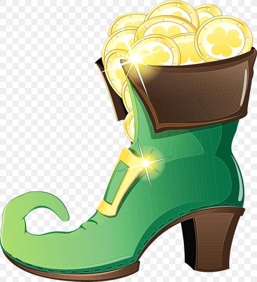 Footwear Green High Heels Boot Shoe, PNG, 2742x3000px, Watercolor, Boot, Cowboy Boot, Footwear, Green Download Free