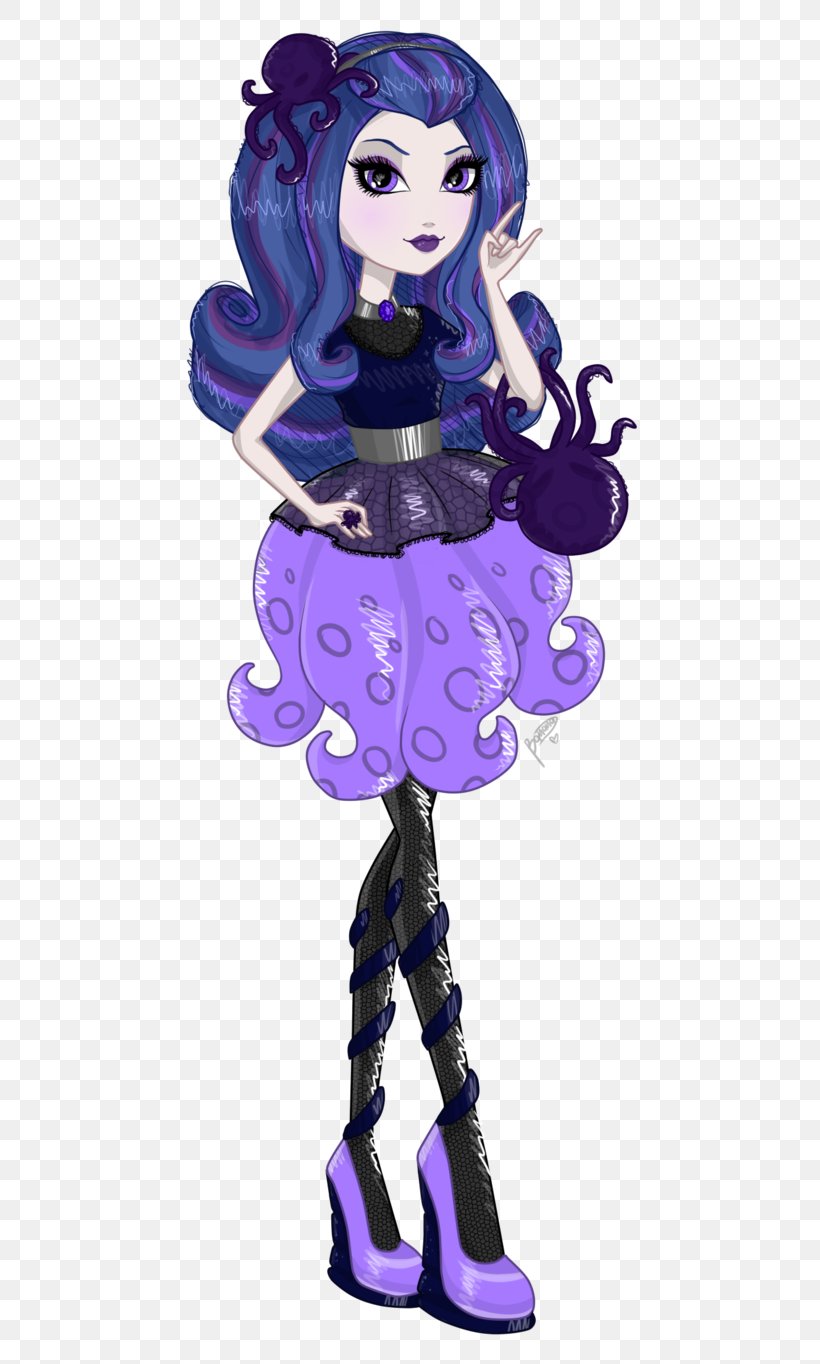 The Little Mermaid Ursula Sea Witch Ever After High Witchcraft, PNG, 586x1364px, Little Mermaid, Art, Daughter, Deviantart, Doll Download Free