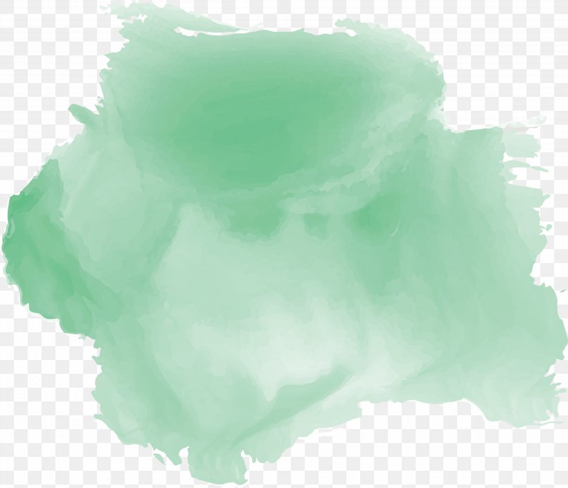 watercolor painting brush png 3639x3131px green turquoise download free watercolor painting brush png