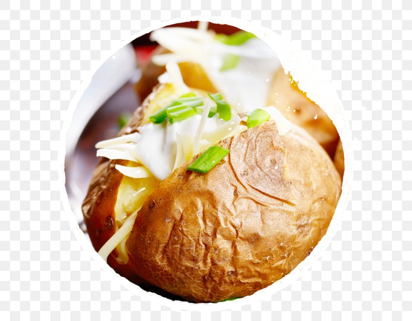Baked Potato Potato Babka Home Fries Potato Wedges, PNG, 640x640px, Baked Potato, Appetizer, Baked Goods, Braising, Dish Download Free