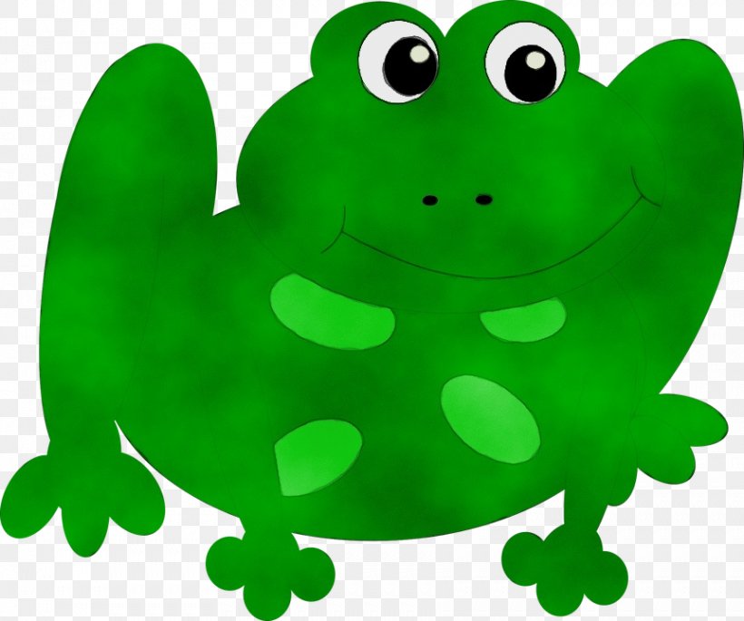 Green Clip Art Cartoon True Frog Frog, PNG, 861x720px, Watercolor, Cartoon, Frog, Green, Leaf Download Free