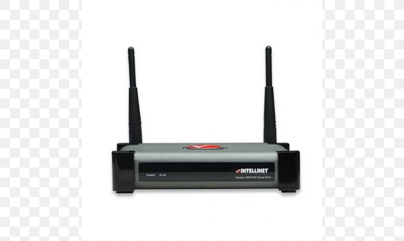 Wireless Access Points Intellinet 150N Wireless 4-Port Router 524445 Wireless Router, PNG, 650x489px, Wireless Access Points, Aerials, Computer Network, Dipole Antenna, Electronics Download Free