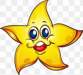 Yellow Starfish - Deep Sea Creature Stock Photography Clip Art PNG