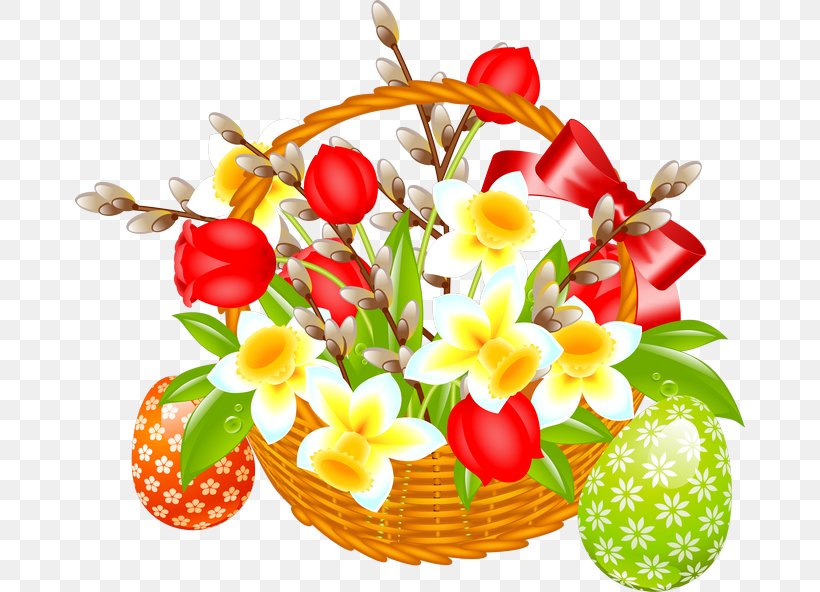 Easter Bunny Easter Egg Easter Basket, PNG, 670x592px, Easter Bunny, Basket, Christmas, Cut Flowers, Easter Download Free