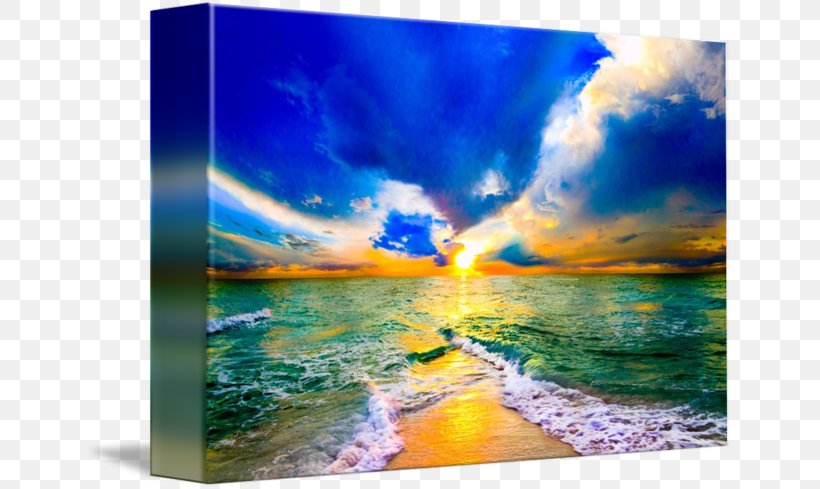 Painting Sea Nature Energy Sky Plc, PNG, 650x489px, Painting, Calm, Energy, Heat, Horizon Download Free
