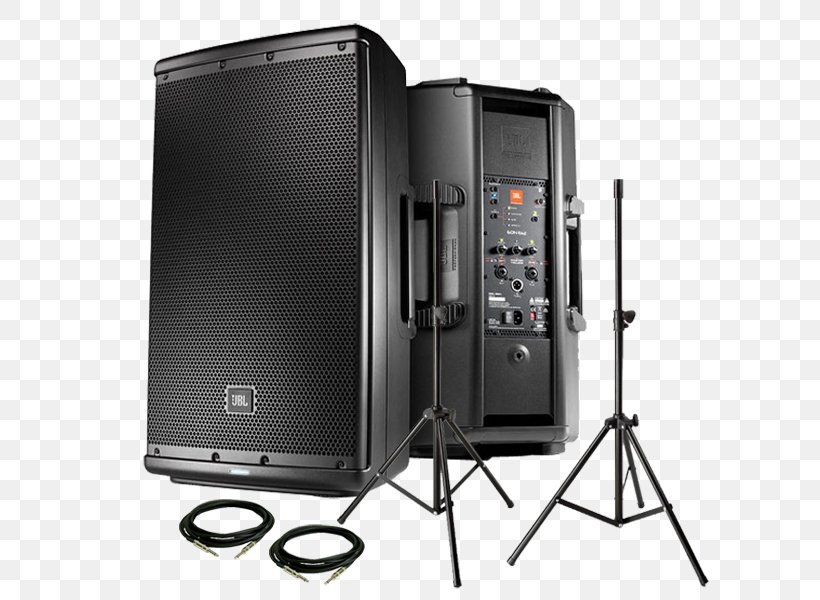 Powered Speakers JBL Professional EON600 Series Loudspeaker Stage Monitor System, PNG, 600x600px, Powered Speakers, Audio, Audio Equipment, Bass Reflex, Computer Speaker Download Free