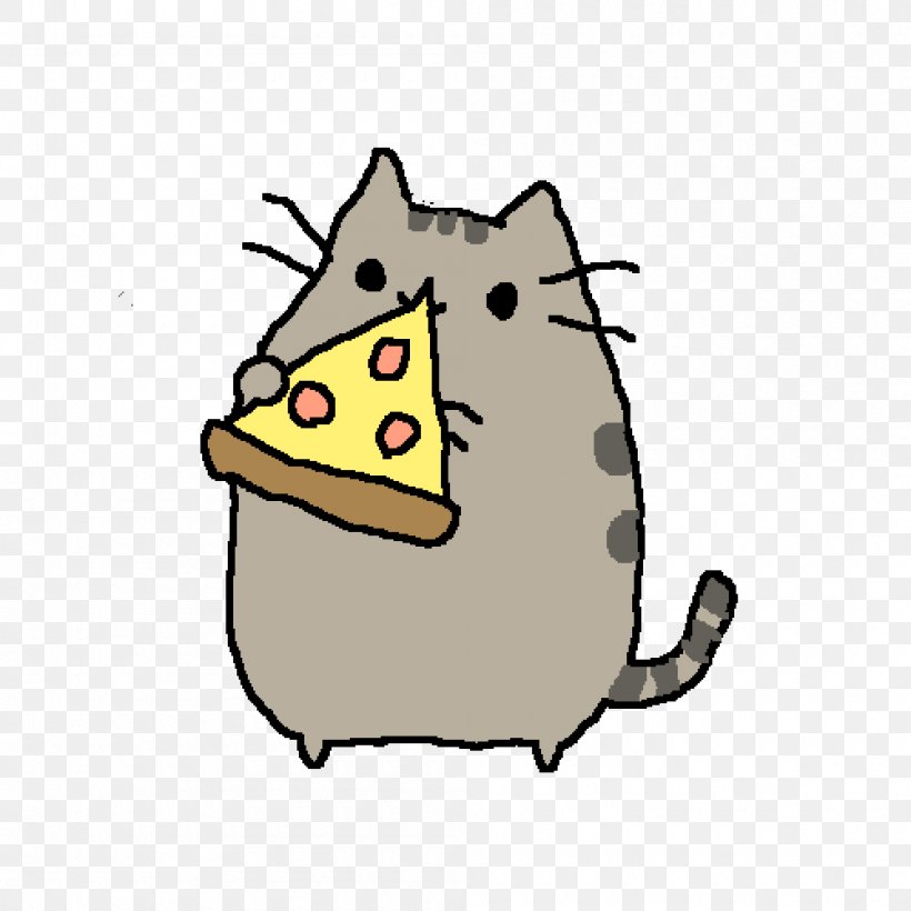 Cat Pusheen Drawing Pizza Steve, PNG, 1000x1000px, Cat, Artwork, Carnivoran, Cartoon, Cat Like Mammal Download Free