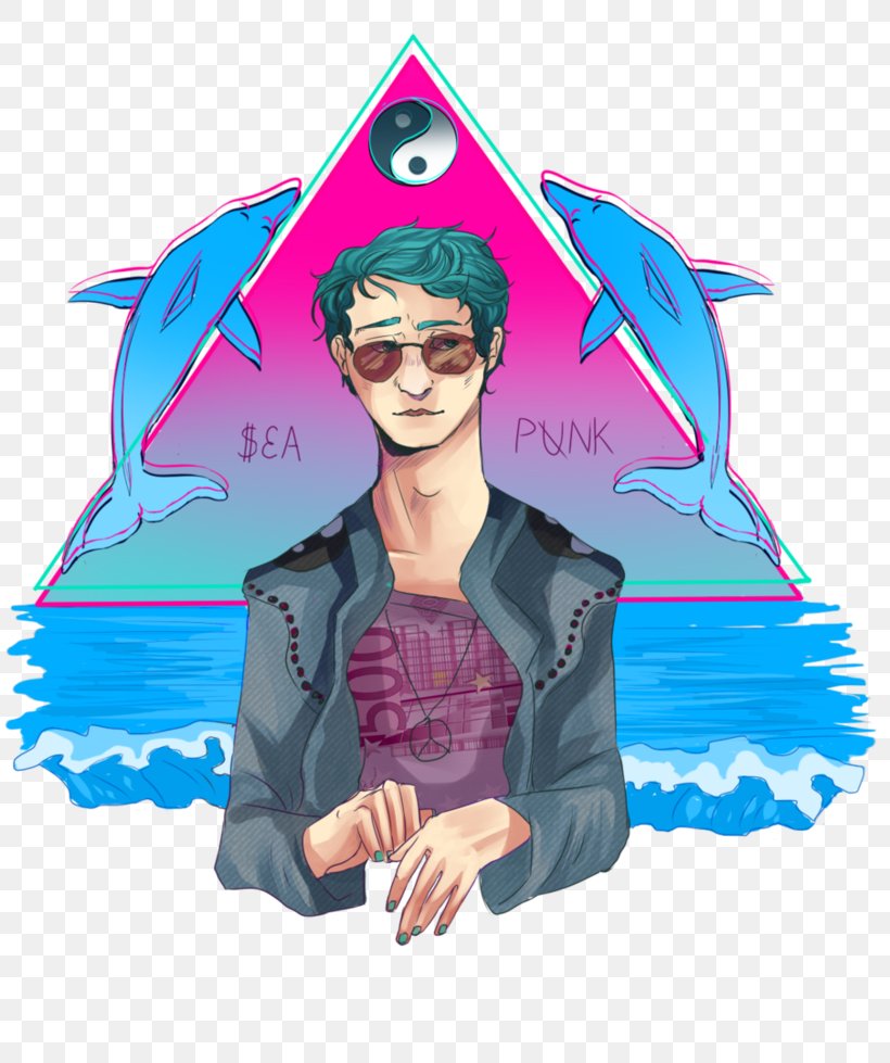 Seapunk Drawing DeviantArt, PNG, 816x979px, Seapunk, Art, Cartoon, Cool, Deviantart Download Free