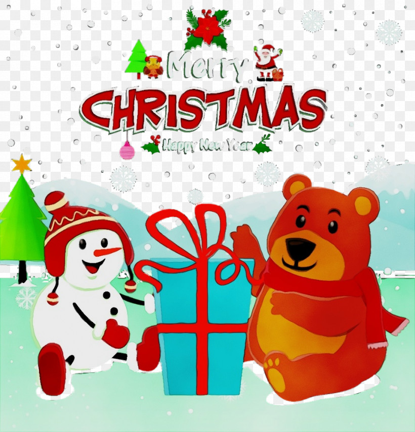 Cartoon Christmas Christmas Eve, PNG, 958x1000px, Watercolor, Cartoon, Christmas, Christmas Eve, Paint Download Free