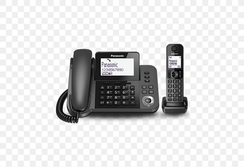 Digital Enhanced Cordless Telecommunications Cordless Telephone Panasonic KX-TGF32, PNG, 561x561px, Cordless Telephone, Answering Machine, Answering Machines, Business Telephone System, Call Blocking Download Free