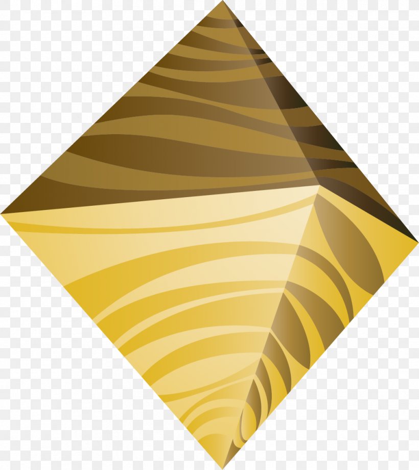 Inverted Pyramid Triangle, PNG, 1013x1135px, Pyramid, Inverted Pyramid, Triangle, Yellow Download Free