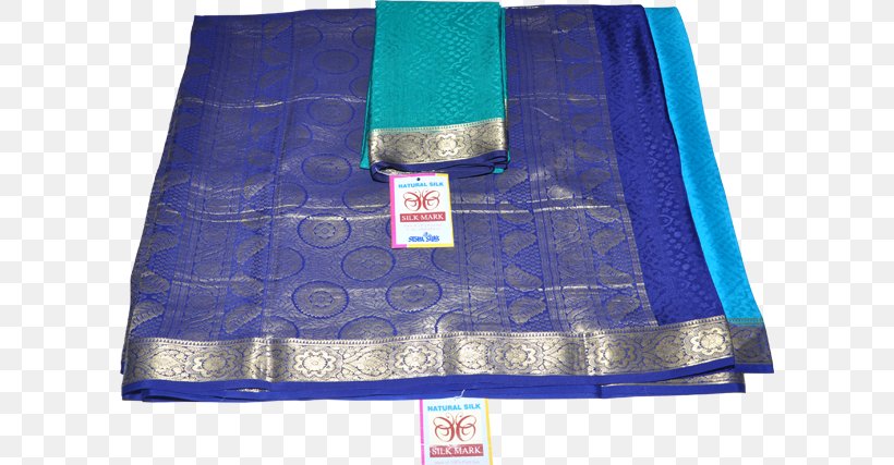Zari Mysore Silk Sari Crêpe, PNG, 600x427px, Zari, Blue, Clothing, Electric Blue, Jacquard Loom Download Free