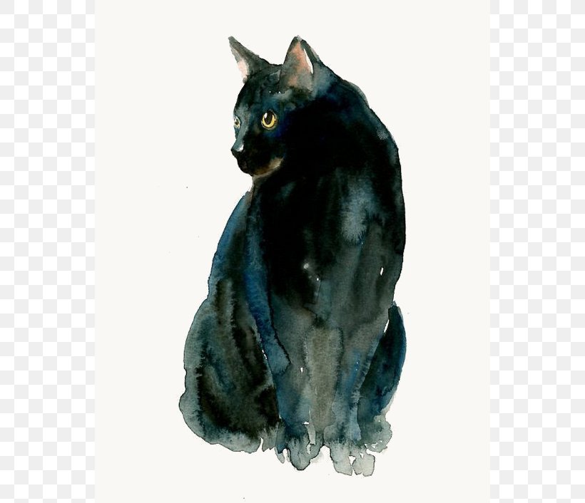 Black Cat Siamese Cat Watercolor Painting Old Possum's Book Of Practical Cats Why Paint Cats, PNG, 554x706px, Black Cat, Art, Carnivoran, Cat, Cat Like Mammal Download Free