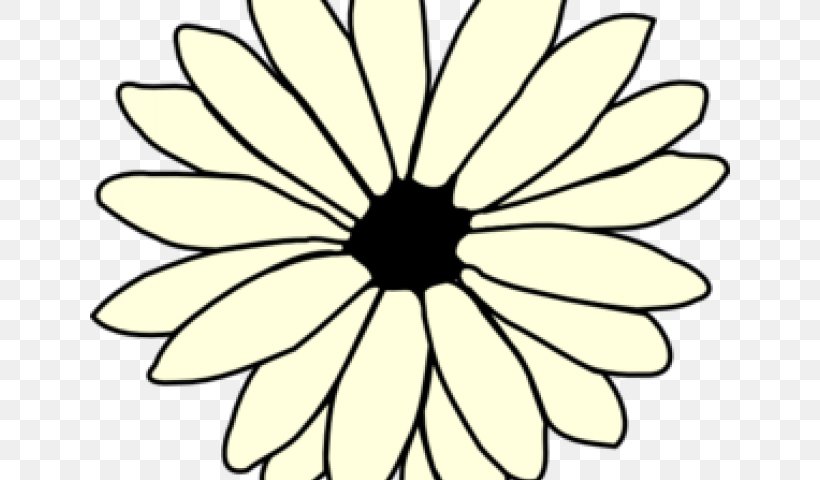 Clip Art Openclipart Common Daisy Flower Free Content, PNG, 640x480px, Common Daisy, Black And White, Coloring Book, Cut Flowers, Drawing Download Free