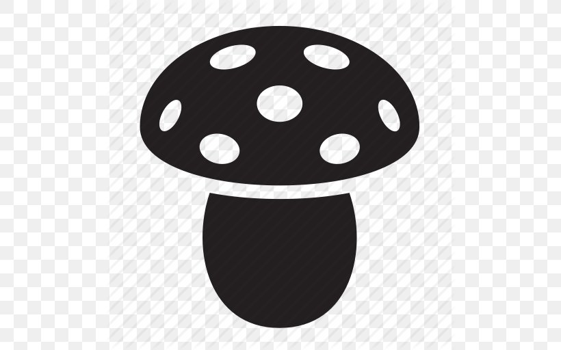 Mushroom, PNG, 512x512px, Ico, Black, Black And White, Blog, Digital Media Download Free