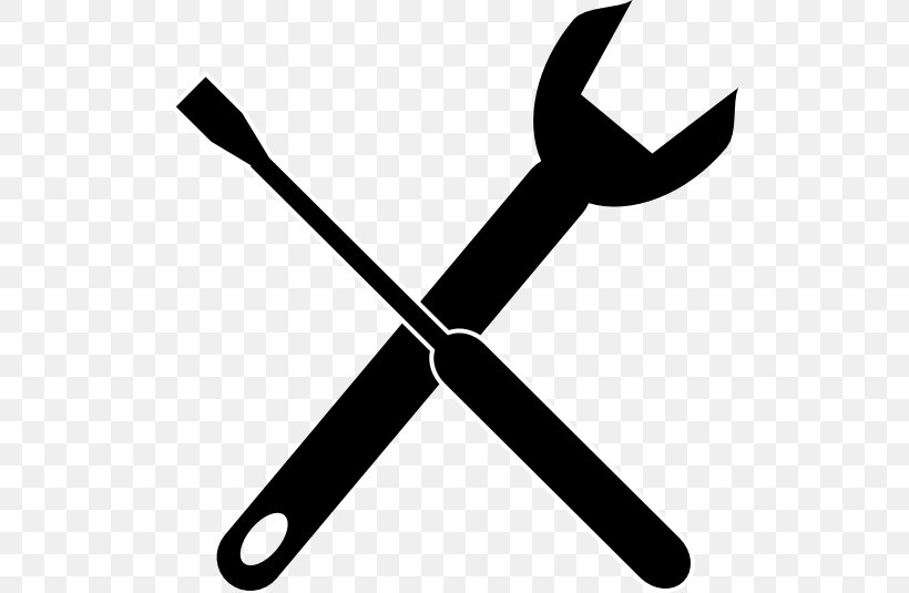 Tool Clip Art, PNG, 512x535px, Tool, Adjustable Spanner, Artwork, Black, Black And White Download Free