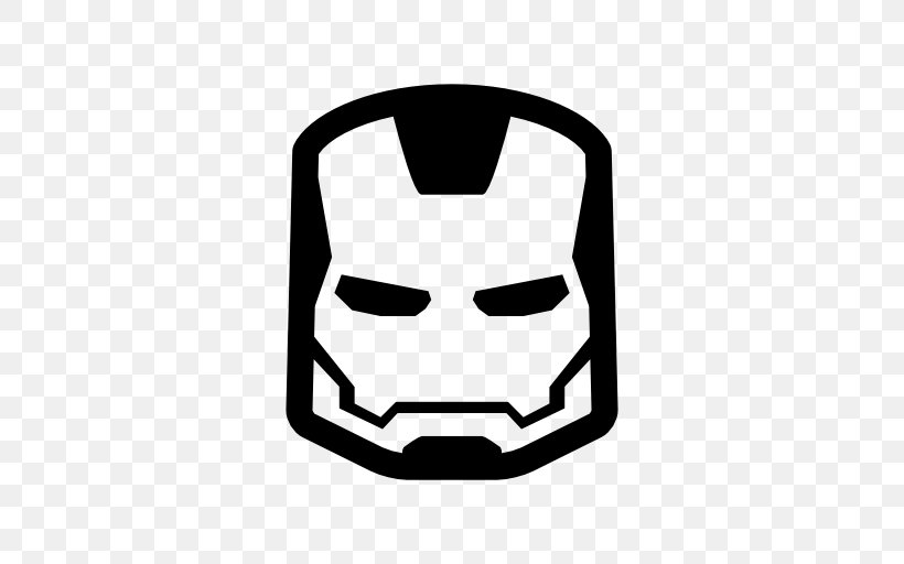 Iron Man Batman Superhero Spider-Man Superman, PNG, 512x512px, Iron Man, Batman, Black And White, Character, Comics Download Free