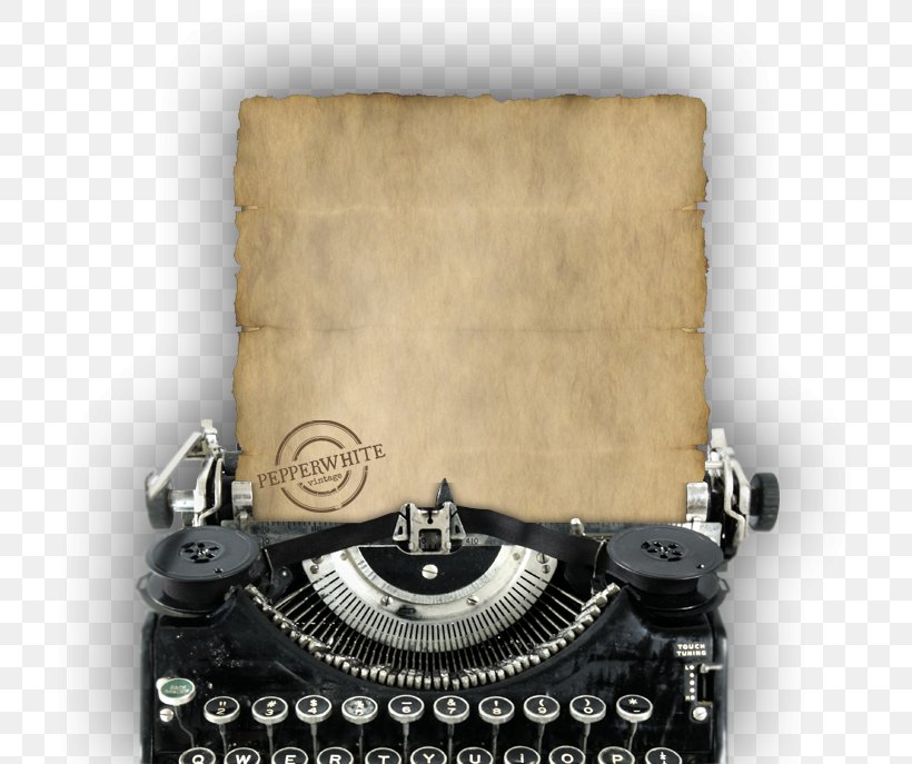 PEPPERWHITE Vintage Paper Old Typewriters Antique, PNG, 729x687px, Paper, Antique, Antique Furniture, Industry, Office Equipment Download Free
