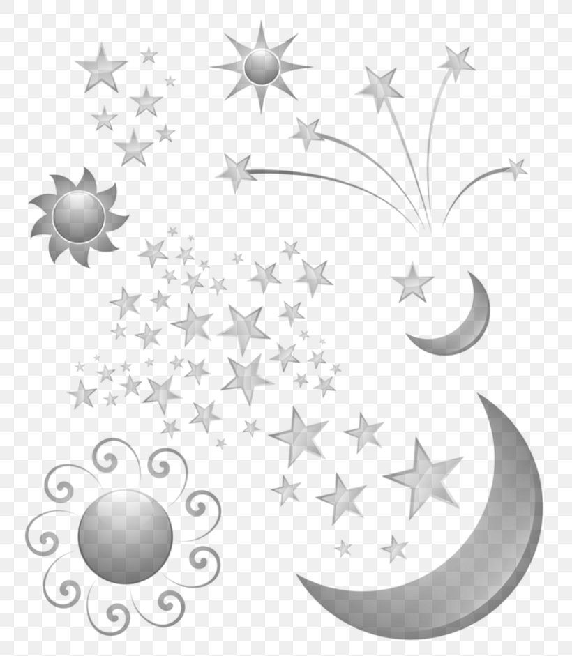 Star Moon, PNG, 800x941px, Star, Black And White, Body Jewelry, Branch, Diagram Download Free