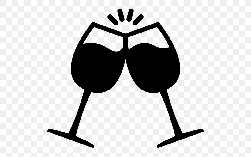 Wine Glass Champagne Glass Alcoholic Drink, PNG, 512x512px, Wine, Alcoholic Drink, Area, Artwork, Black And White Download Free