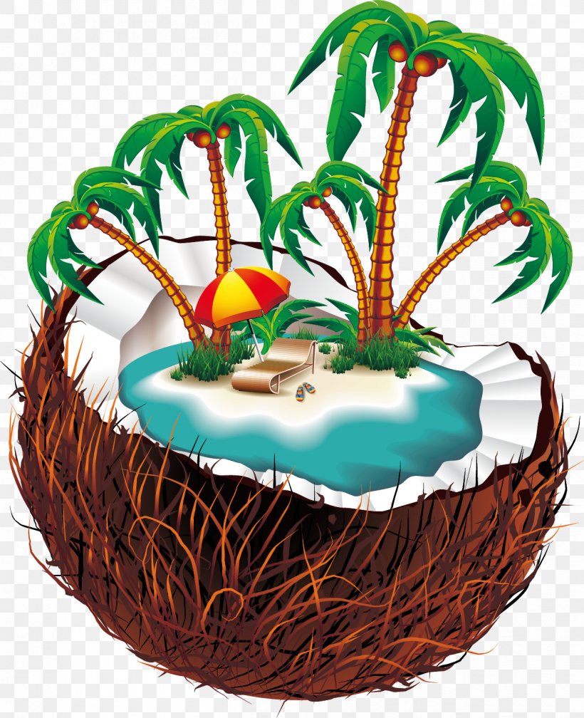 Clip Art, PNG, 1251x1539px, Arecaceae, Basket, Coconut, Dessert, Dots Per Inch Download Free