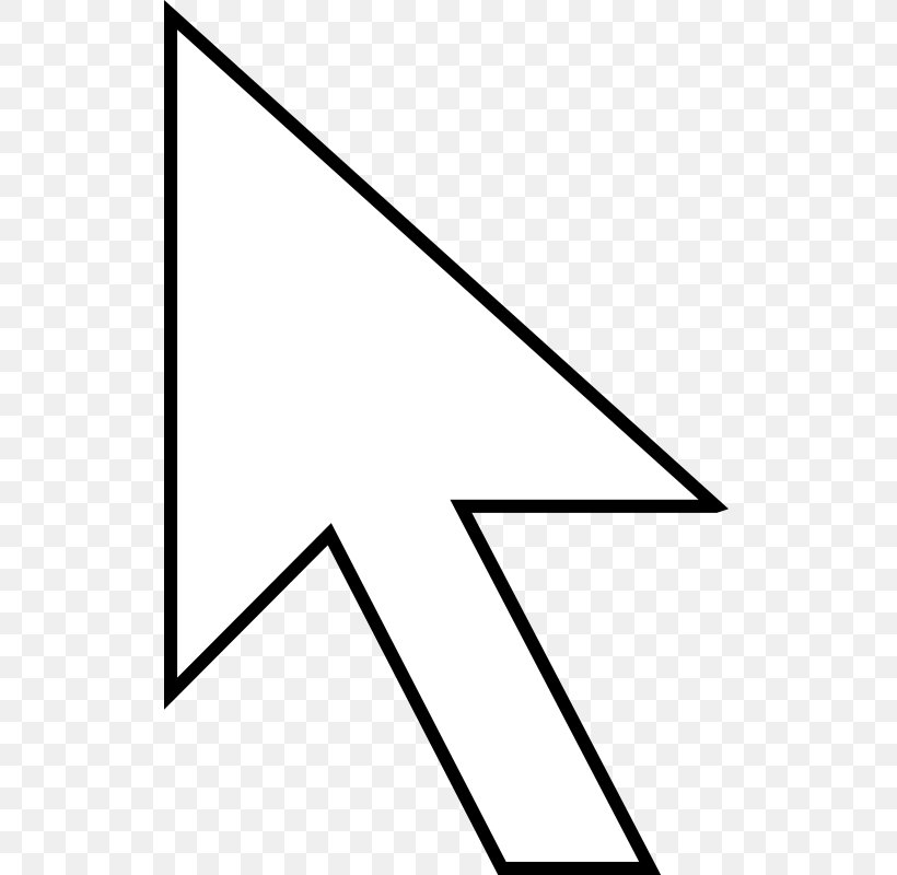 Computer Mouse Cursor Pointer Arrow, PNG, 520x800px, Computer Mouse, Area, Black, Black And White, Button Download Free