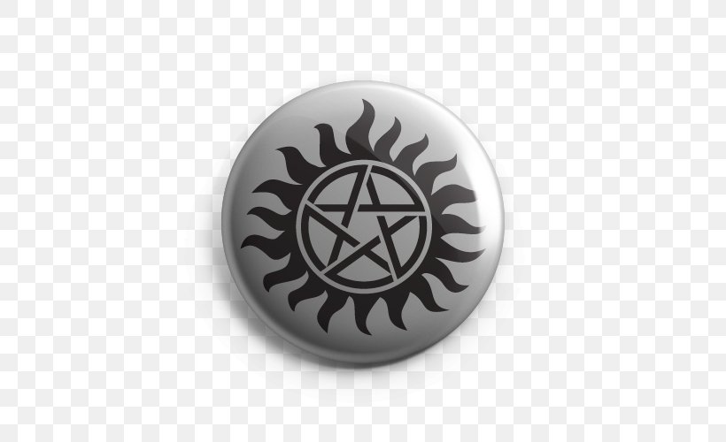 Dean Winchester Azazel Castiel Sigil Devil's Trap, PNG, 500x500px, Dean Winchester, Azazel, Badge, Button, Carry On Wayward Son Download Free