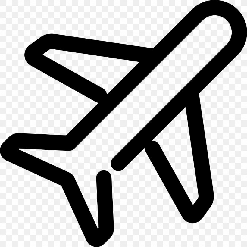 Airplane Clip Art, PNG, 980x980px, Airplane, Area, Black, Black And White, Can Stock Photo Download Free