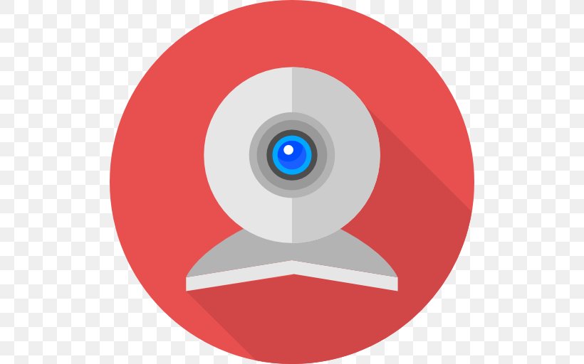 Illustration Webcam, PNG, 512x512px, Webcam, Compact Disc, Computer Software, Red, Streaming Media Download Free