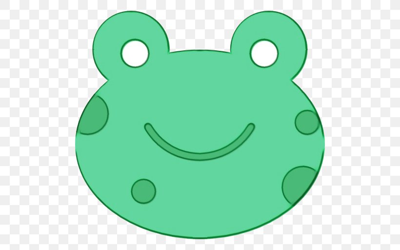 Frog Cartoon, PNG, 512x512px, Tree Frog, Cartoon, Frog, Green, Smile Download Free