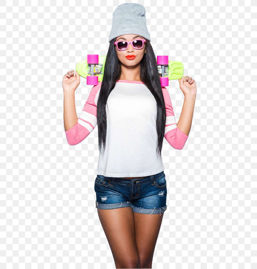 Stock Photography Skateboard Royalty-free Woman, PNG, 450x860px, Stock Photography, Clothing, Costume, Eyewear, Headgear Download Free