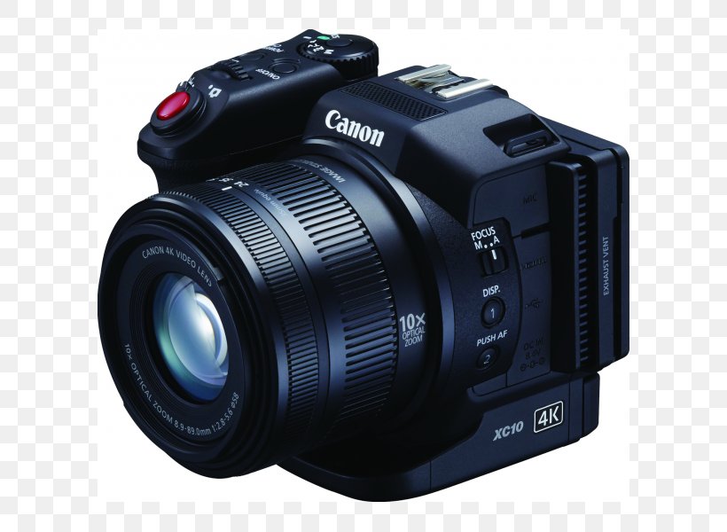 Canon XC10 Camcorder 4K Resolution Camera, PNG, 600x600px, 4k Resolution, Canon Xc10, Camcorder, Camera, Camera Accessory Download Free