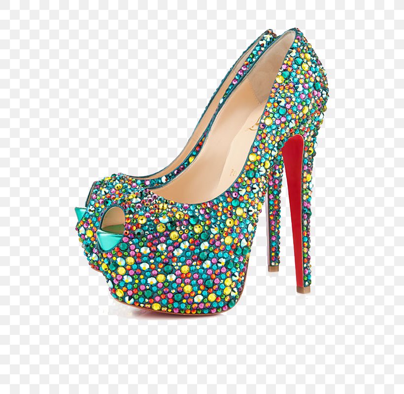 Court Shoe High-heeled Footwear Rhinestone Peep-toe Shoe, PNG, 800x800px, Shoe, Aqua, Boot, Christian Louboutin, Court Shoe Download Free